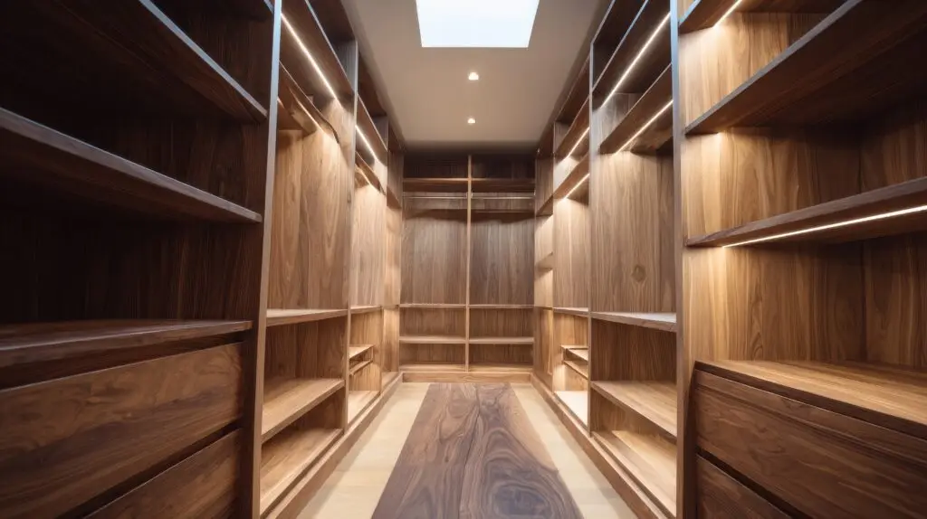 Custom Closet with Lighting